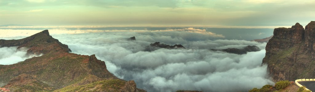 Clouds from above Masca, Tenerife